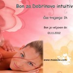 Bon za masažo Bon za masažo