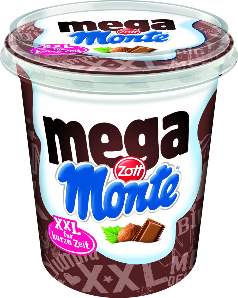 Mega Monte Zott mlečni izdelek sladica