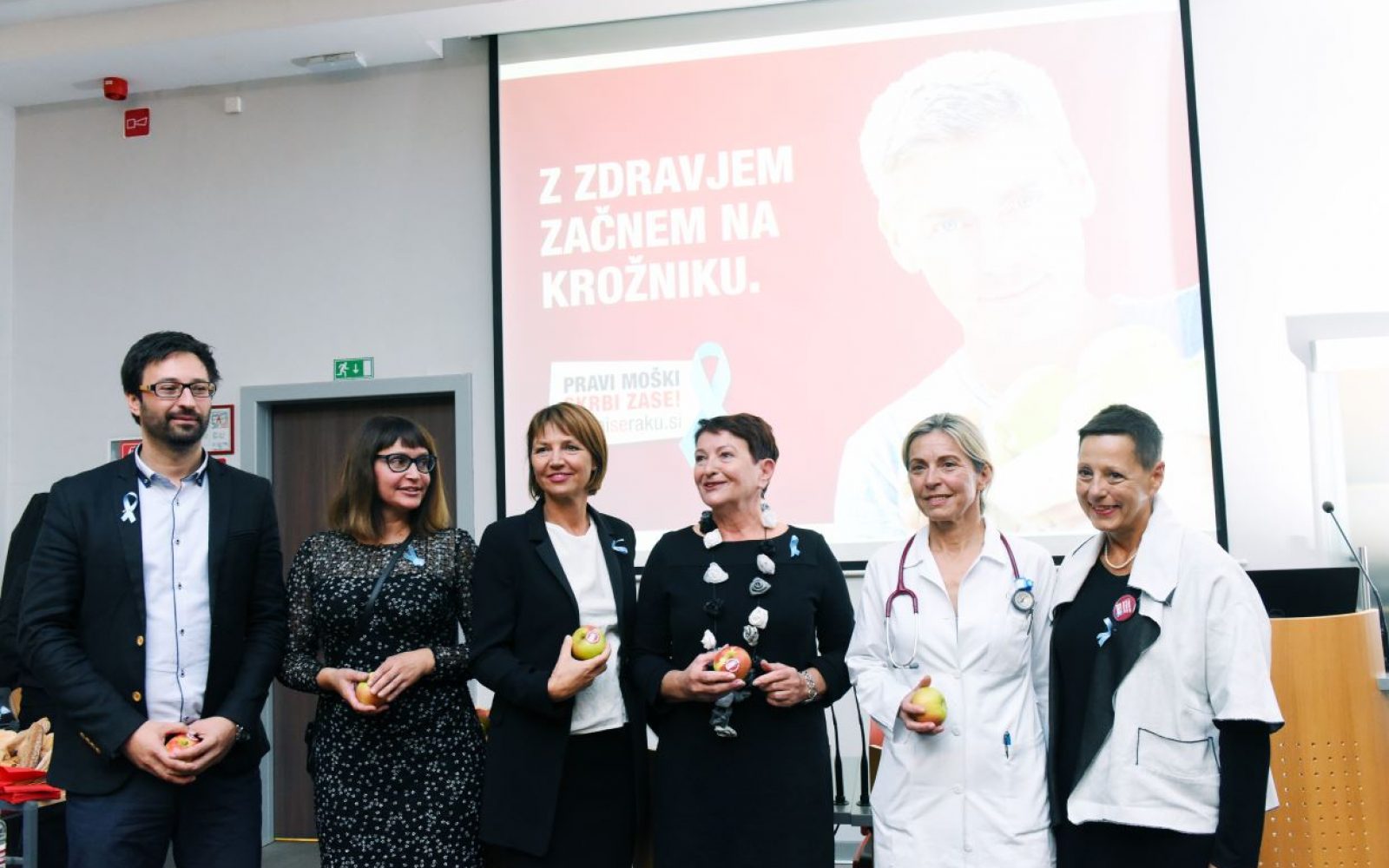 Matej Gregorič, NIJZ; Janka Čarman, Onkološki inštitut; Mojca Gobec, Ministrstvo za zdravje; Ana Žličar, DOBS, Nada Rotovnik Kozjek, Onkološki inštitut, Breda Brezovar Goljar, DOBS.jpg