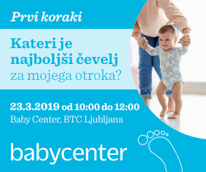 Baby Center dogodek Prvi koraki