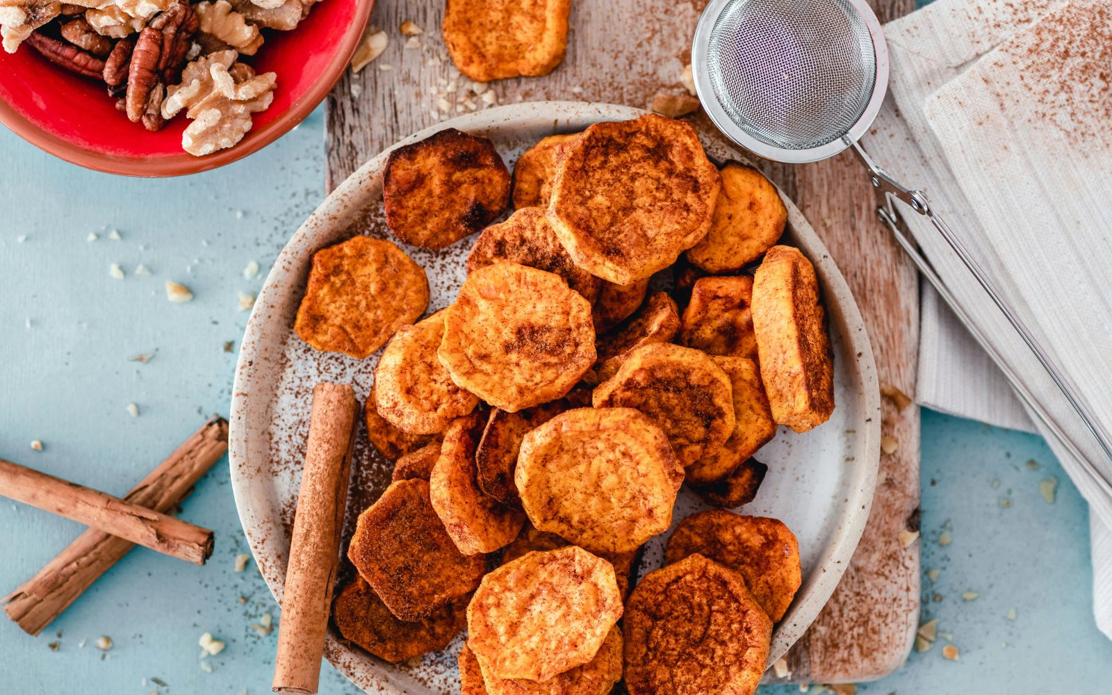 Sladek krompir pripravljen kot sladica