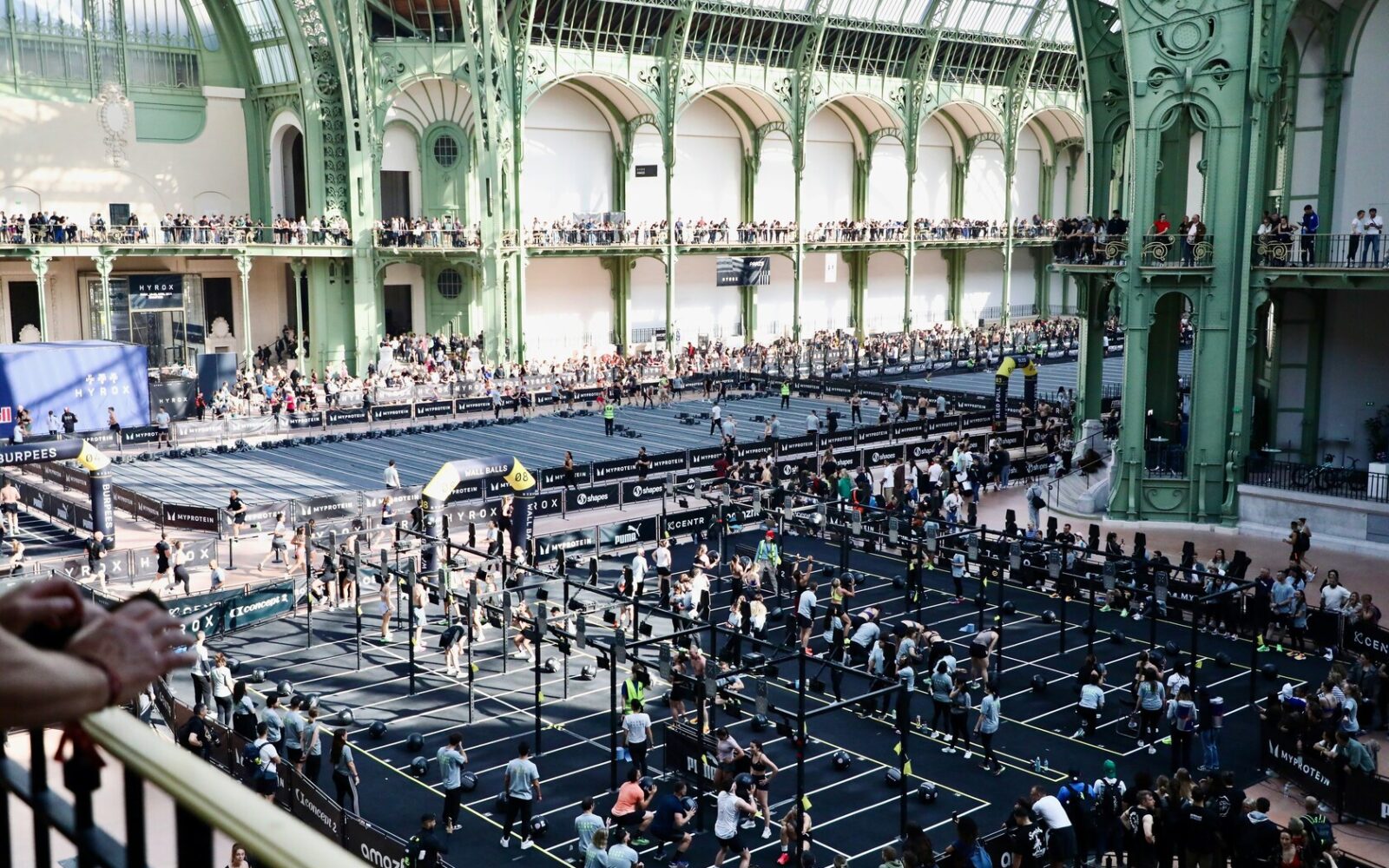 Hala v kateri poteka HYROX tekmovanje