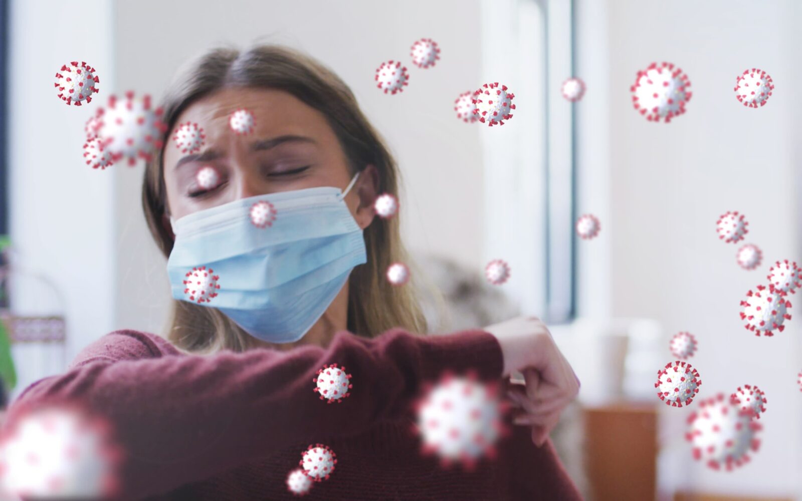 Strokovnjaki svarijo: tako se gripa razširi po vsem domu